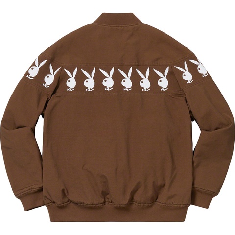 Supreme Supreme®/Playboy© Crew Jacket - Brown