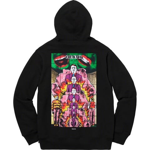 Supreme Gilbert & George/Supreme DEATH Hooded Sweatshirt - Black
