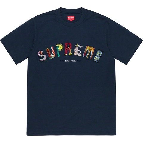 Supreme City Arc Tee - Navy