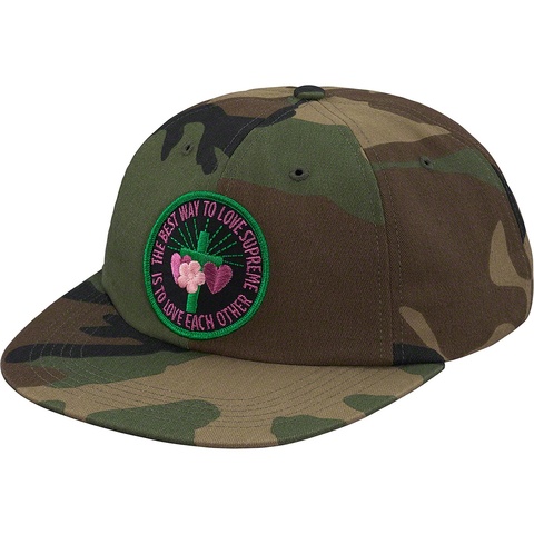 Supreme Love Each Other 6-Panel - Woodland Camo