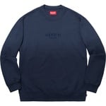 Supreme Dipped Crewneck (SS19) - Navy