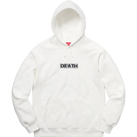 Supreme Gilbert & George/Supreme DEATH Hooded Sweatshirt - White