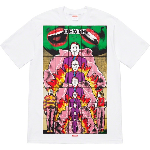 Supreme Gilbert & George/Supreme DEATH Tee - White