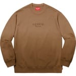 Supreme Dipped Crewneck (SS19) - Brown