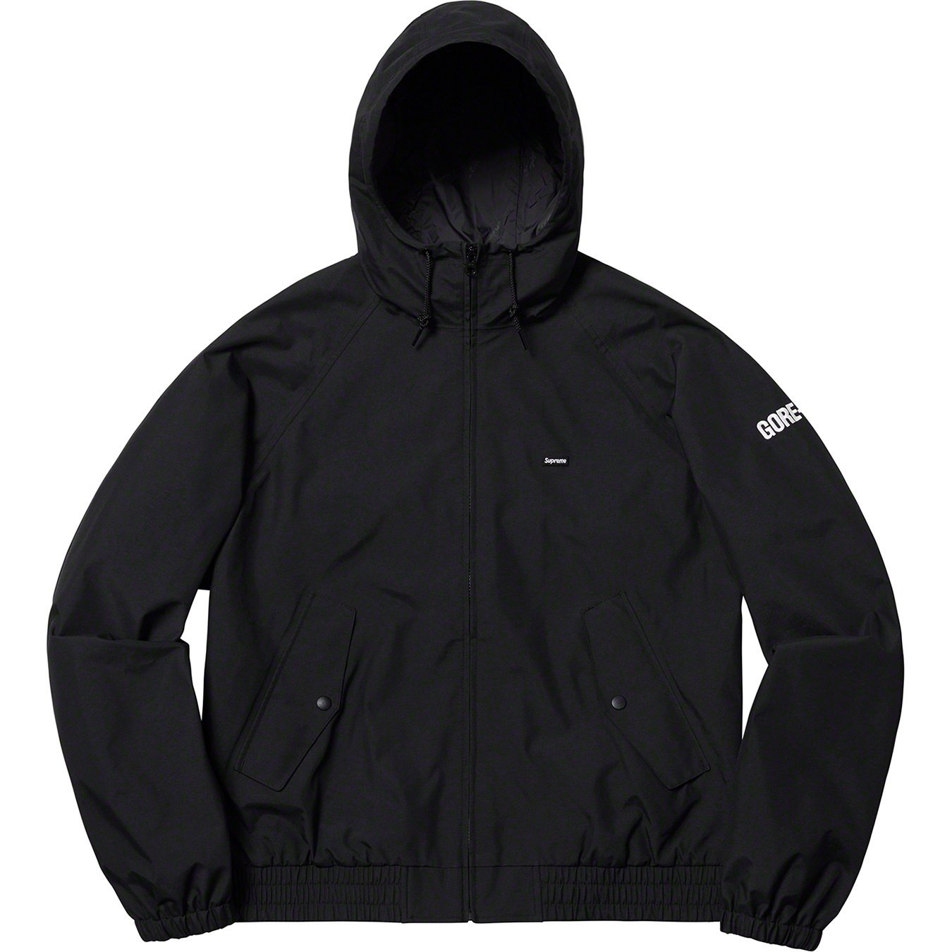 Supreme GORE-TEX Hooded Harrington Jacket (SS19) - Black - $348