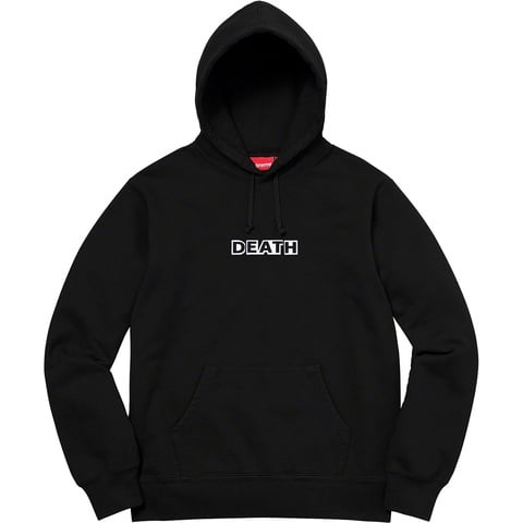 Supreme Gilbert & George/Supreme DEATH Hooded Sweatshirt - Black