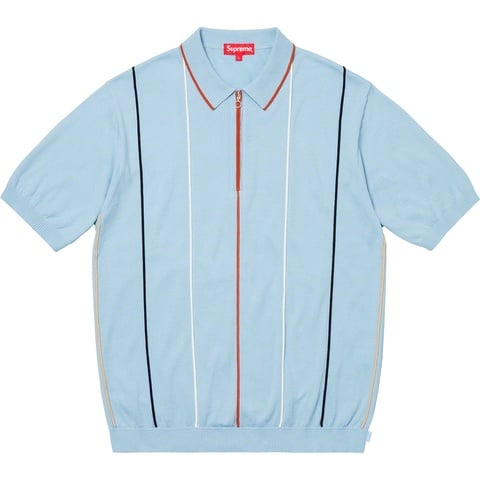 Pinstripe Half Zip Polo - spring/summer 2019 - Supreme