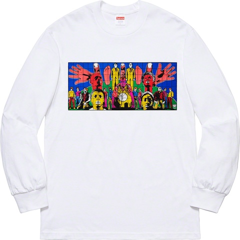 Supreme Gilbert & George/Supreme DEATH AFTER LIFE L/S Tee - White