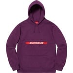 Supreme Zip Pouch Hooded Sweatshirt (SS19) - Eggplant