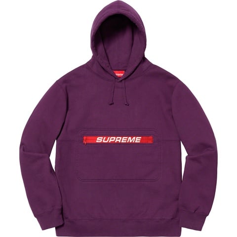 Zip Pouch Hooded Sweatshirt - spring/summer 2019 - Supreme