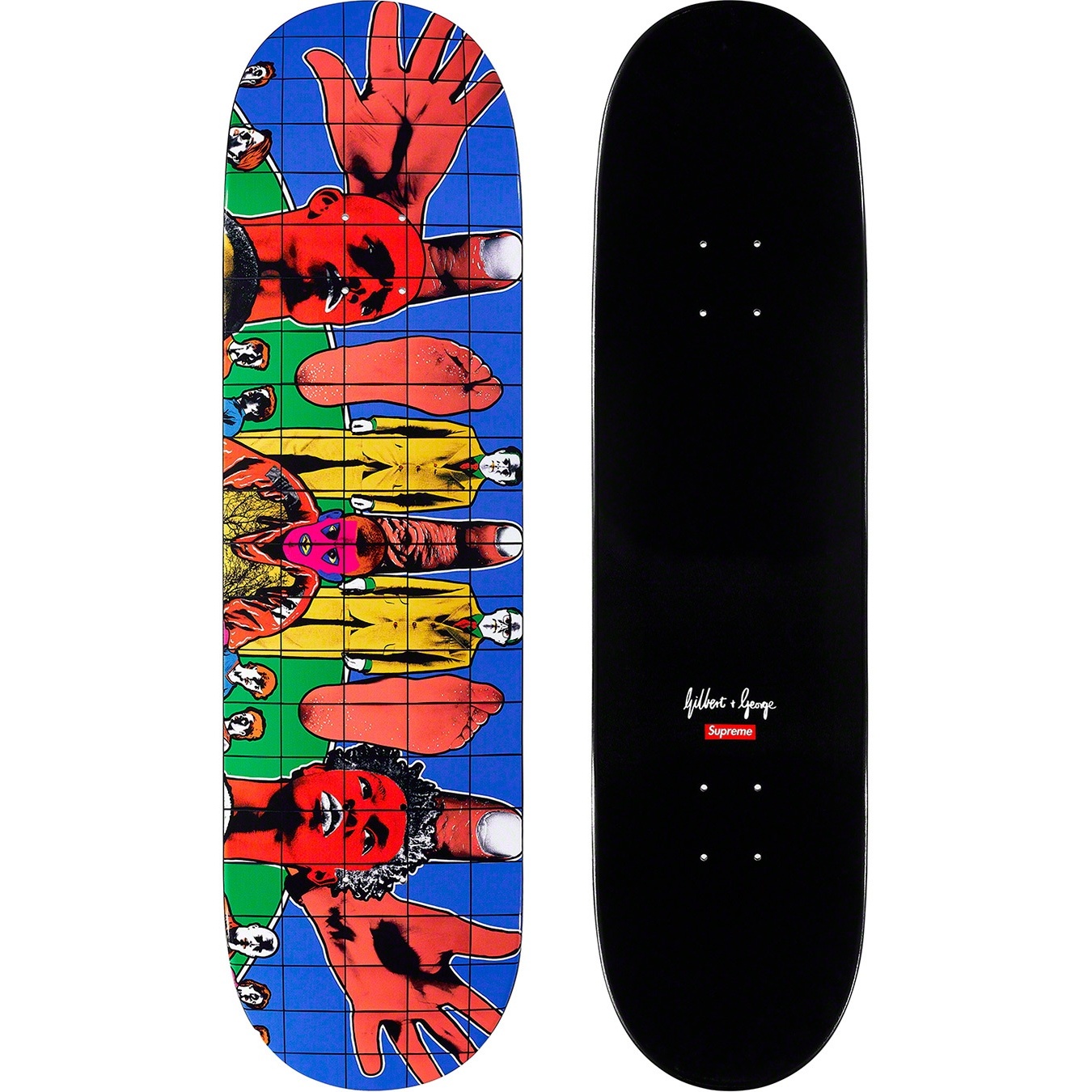 Supreme Gilbert & George Supreme DEATH AFTER LIFE Skateboard (SS19) - 8.625" x 32.375" - $88