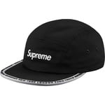 Supreme Worldwide Visor Tape Camp Cap (SS19) - Black