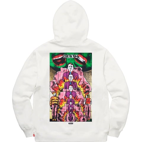 Supreme Gilbert & George/Supreme DEATH Hooded Sweatshirt - White