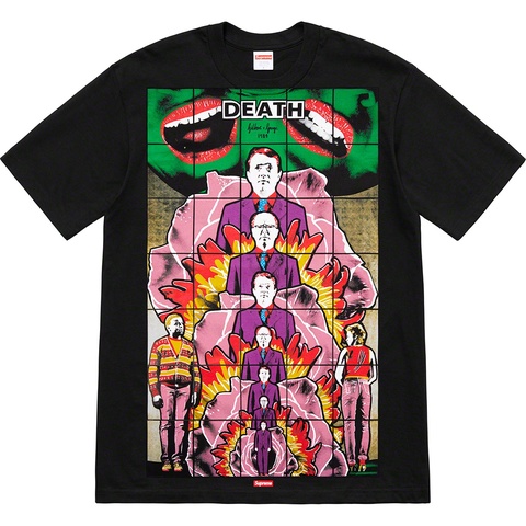 Supreme Gilbert & George/Supreme DEATH Tee - Black