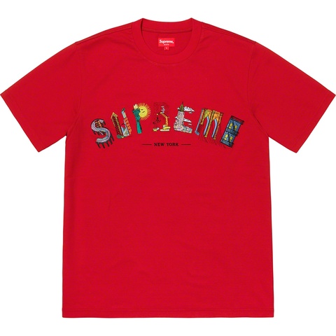 Supreme City Arc Tee - Red