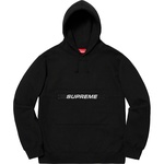 Supreme Zip Pouch Hooded Sweatshirt (SS19) - Black