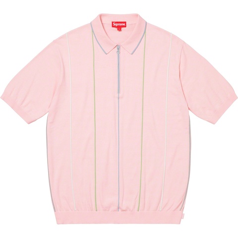 Pinstripe Half Zip Polo - spring/summer 2019 - Supreme