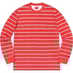 新品未使用 Supreme Tape Stripe L/S Pique Top Supreme Printed Stripe Pique L S Top (SS19) - $98