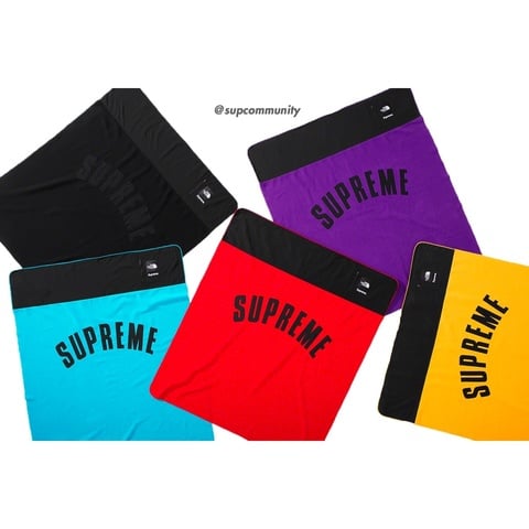 Supreme ARC DENALI BLANKET ブラック Supreme®/The North Face® Arc Logo Denali Fleece Blanket - Supreme