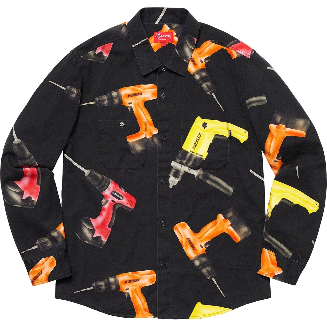 【入手困難!!】シュプリーム ✈︎ Drills Work Shirt 2019 Supreme Drills Work Shirt (SS19) - $138
