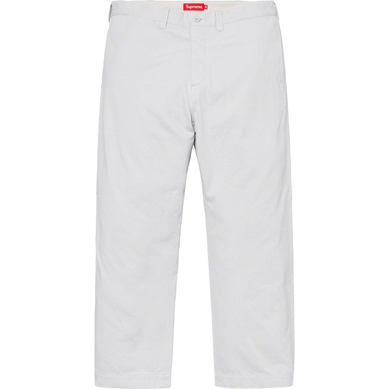 Supreme Arc Logo Chino Pant (SS19) - Grey - $148