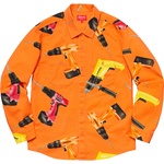 Supreme Drills Work Shirt (SS19) - Orange
