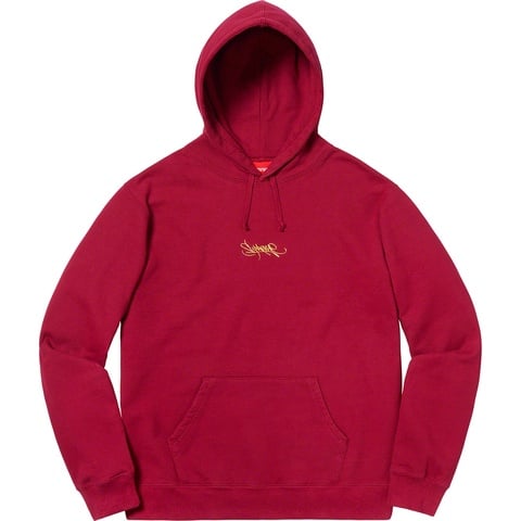 Supreme Tag Logo Hooded Sweatshirt M ヘザー Tag Logo Hooded Sweatshirt - spring/summer 2019 - Supreme