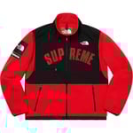 Supreme Supreme The North Face Arc Logo Denali Fleece Jacket (SS19) - Red