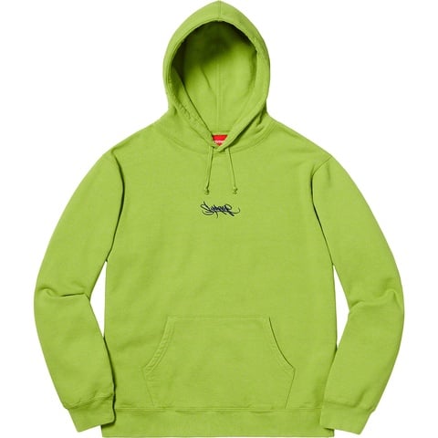 Supreme Tag Logo Hooded Sweatshirt M ヘザー Tag Logo Hooded Sweatshirt - spring/summer 2019 - Supreme