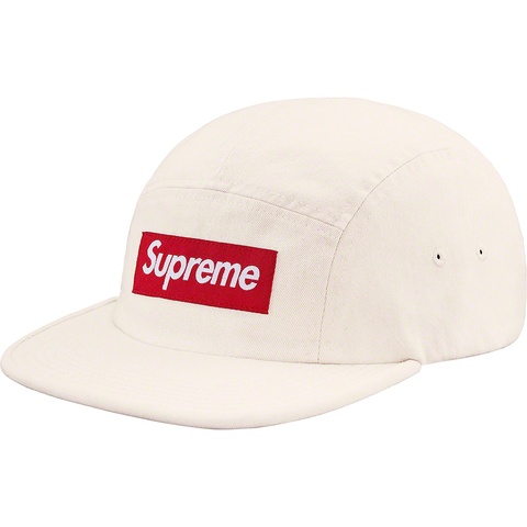 Supreme Washed Chino Twill Camp Cap - Natural