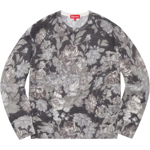 トップス Supreme Printed Floral Angora Sweater M Spring/Summer 2019 Preview – Supreme