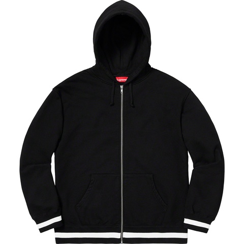 Old English Stripe Zip Up Sweatshirt - Supreme