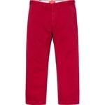 Supreme Arc Logo Chino Pant (SS19) - Red