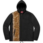 Supreme Cheetah Hooded Station Jacket (SS19) - Black