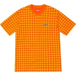 Supreme Grid Jacquard S S Top (SS19) - Orange