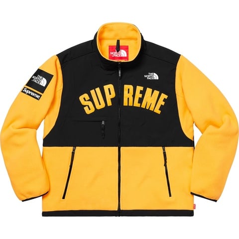 Supreme Supreme®/The North Face® Arc Logo Denali Fleece Jacket - Yellow