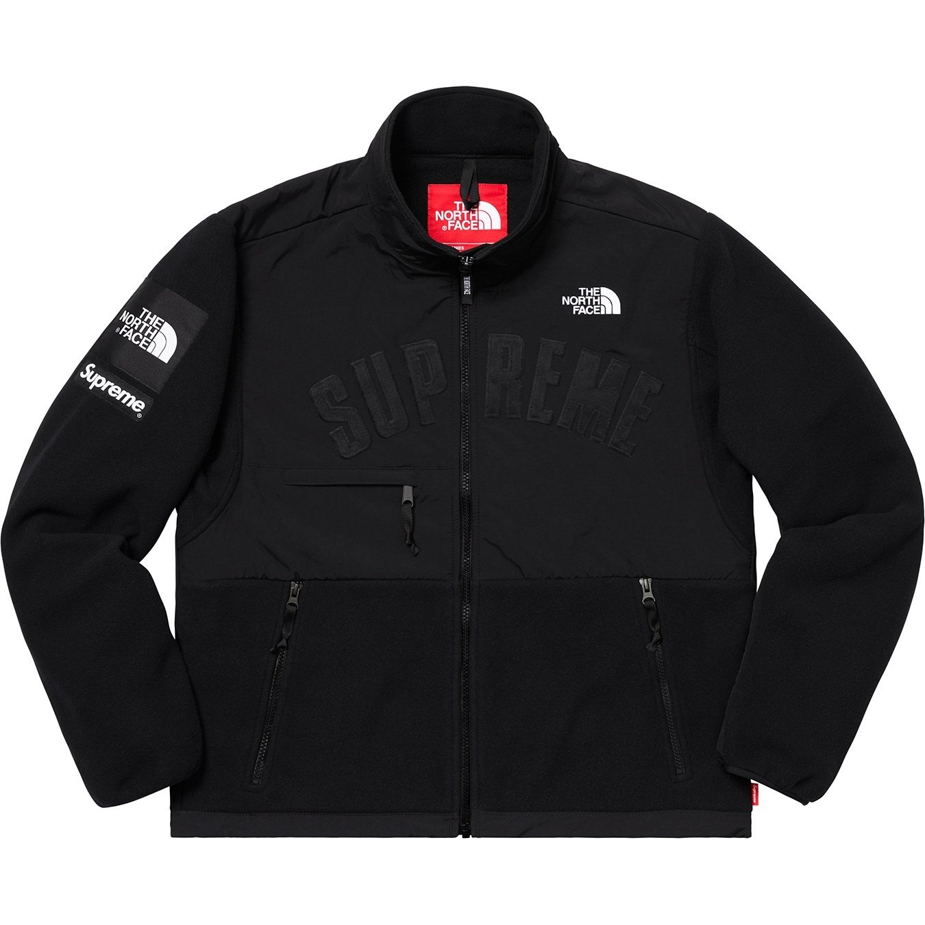 Supreme Supreme The North Face Arc Logo Denali Fleece Jacket (SS19) - Black - $268