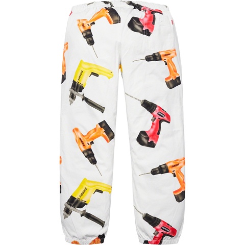 Supreme Drills Skate Pant - White