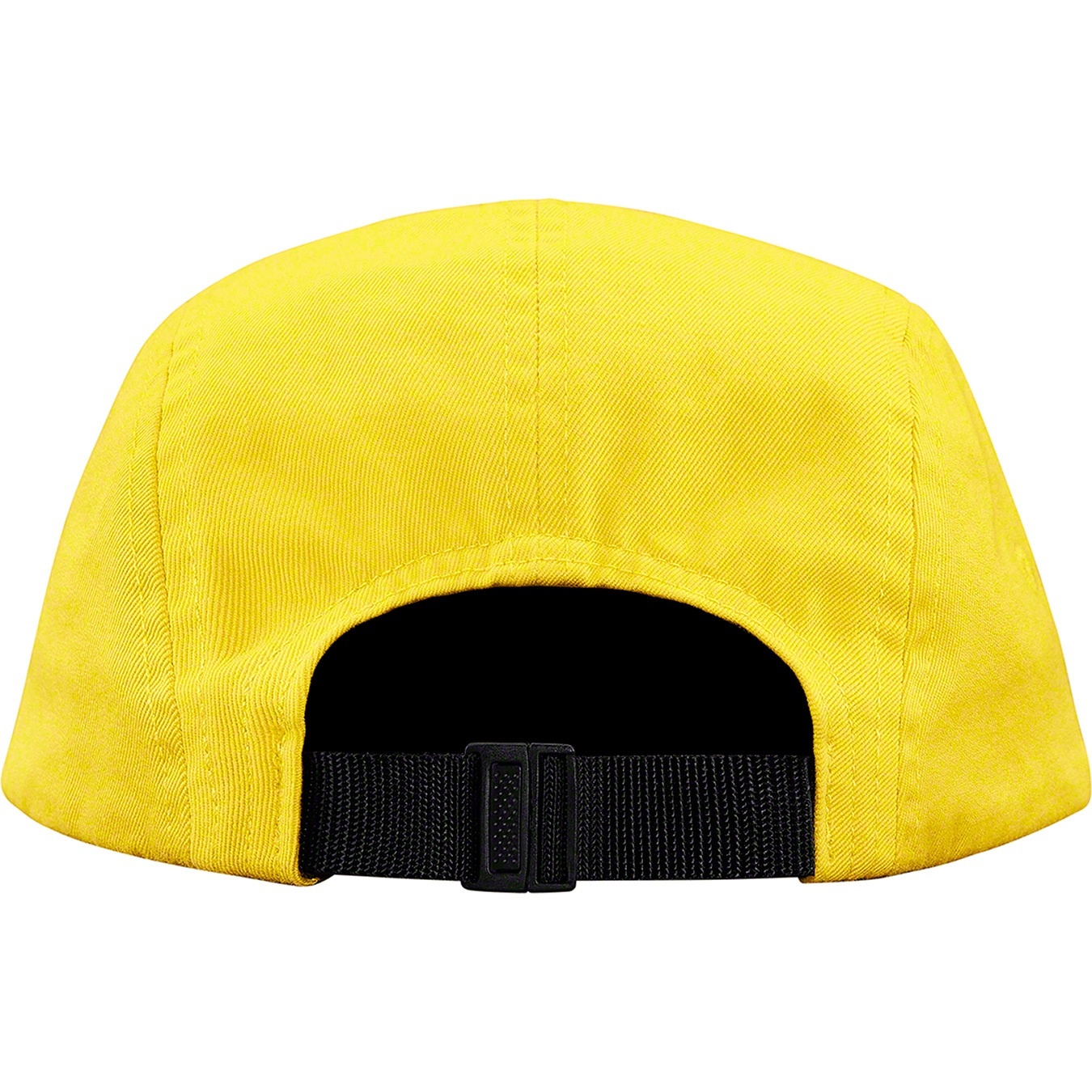 Supreme Washed Chino Twill Camp Cap (SS19) - Yellow - $48