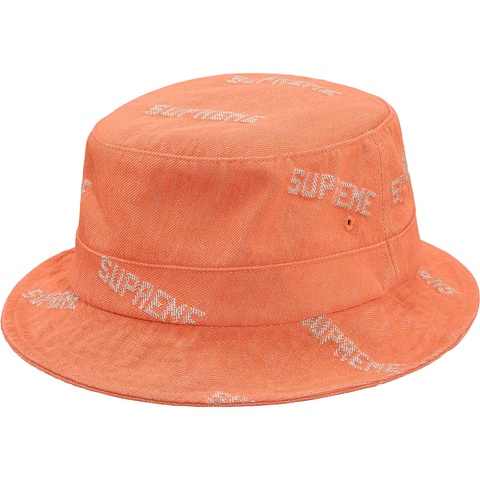 Supreme Logo Denim Crusher - Orange