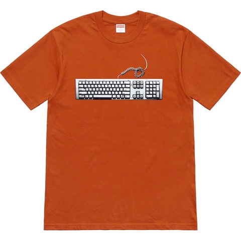 Supreme Keyboard Tee - Rust