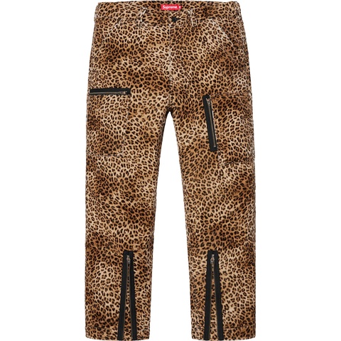 Supreme Velvet Flight Pant - Leopard