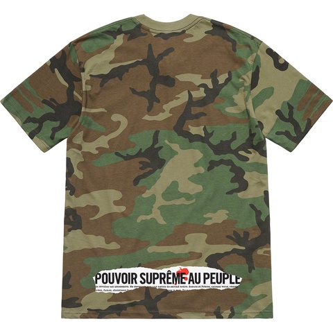 Supreme Headline Tee - Woodland Camo