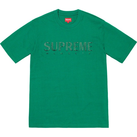 Supreme Gradient Logo Tee - Green