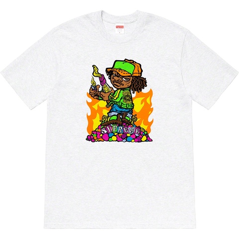 Supreme Molotov Kid Tee - Ash Grey