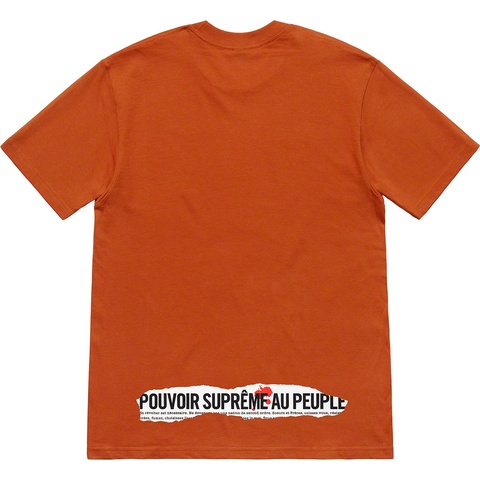 Supreme Headline Tee - Rust