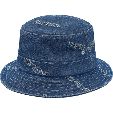 Supreme Logo Denim Crusher - Blue