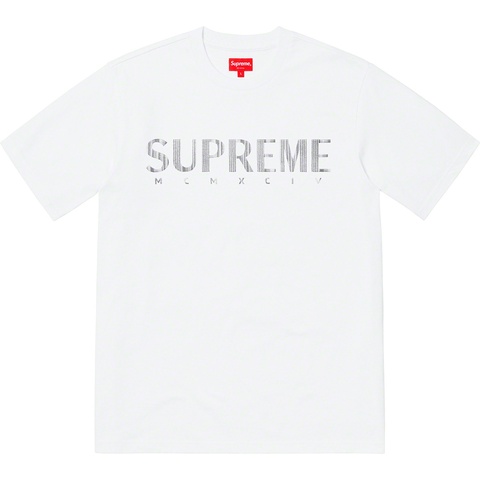 Supreme Gradient Logo Tee - White