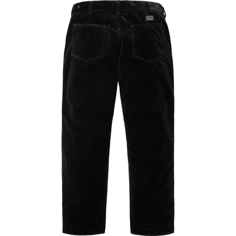 Supreme Velvet Flight Pant - Black