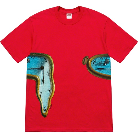 Supreme The Persistence of Memory Tee - Red